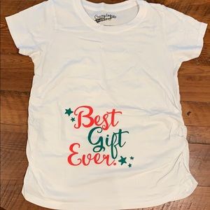 Christmas “Holiday” Maternity Shirt